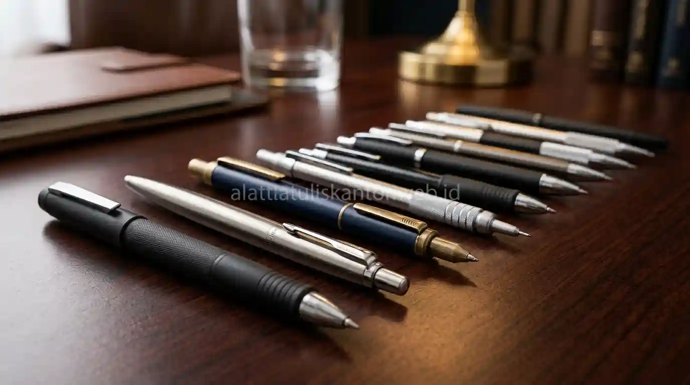 10 Merk Pulpen Terbaik untuk Menulis Cepat Tanpa Tinta Macet