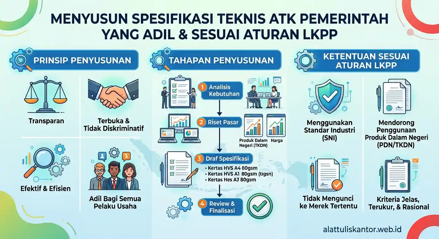 Menyusun Spesifikasi Teknis ATK Pemerintah yang Adil & Sesuai Aturan LKPP