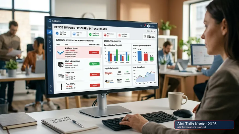 Sistem Auto-Reorder ATK: Solusi Digital Cegah Stok Habis Mendadak