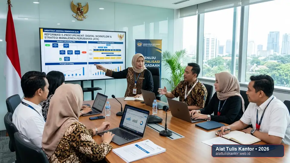 Strategi Change Management Implementasi E-Procurement ATK di Instansi Pusat