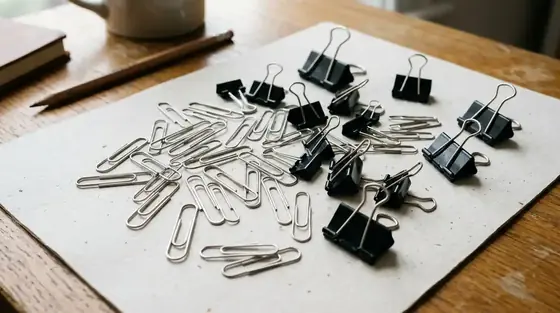Paper Clip dan Binder Clip - alat tulis kantor