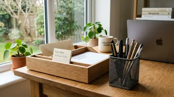 Rak Surat dan Pen Holder - alat tulis kantor